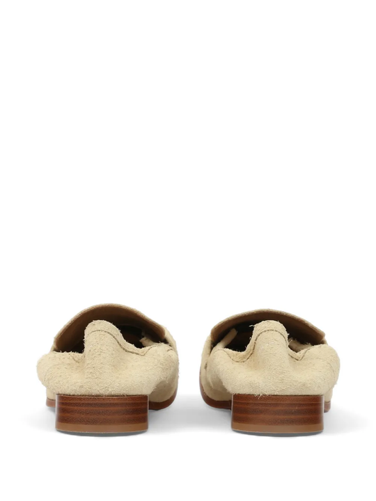 tan loafers-mules,back view