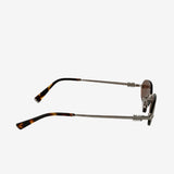 Brown sunglasses, side view