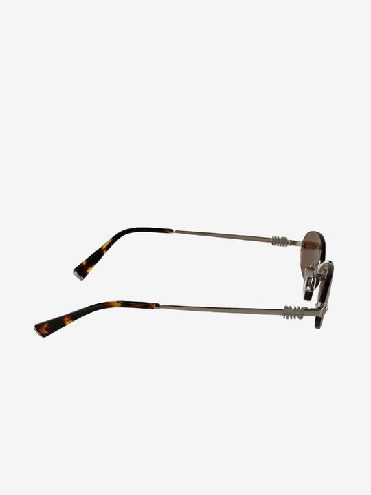 Brown sunglasses, side view