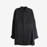 Black shirt, front view