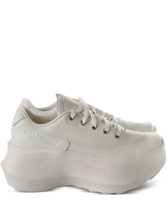 White sneaker, front view