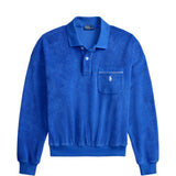 Blue top, front view