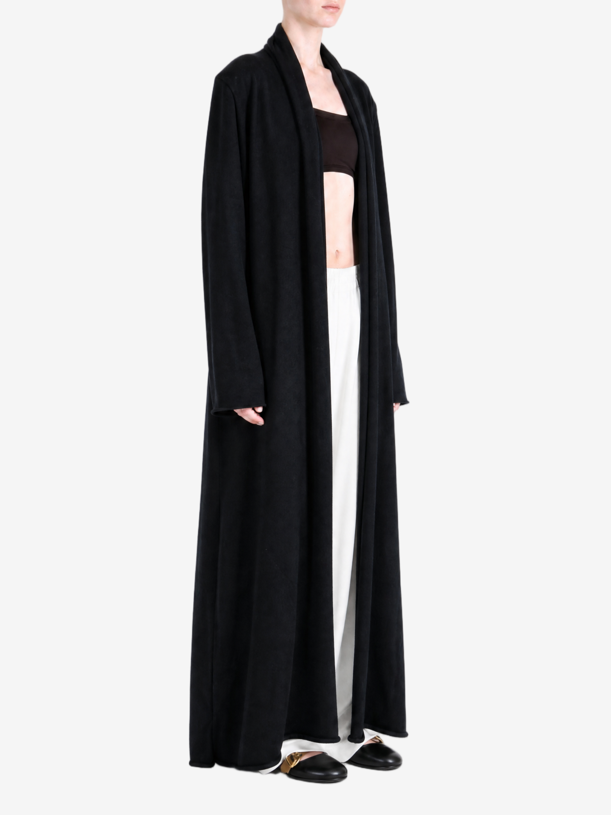Black jacket, full body view