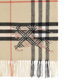 Tan scarves, front view