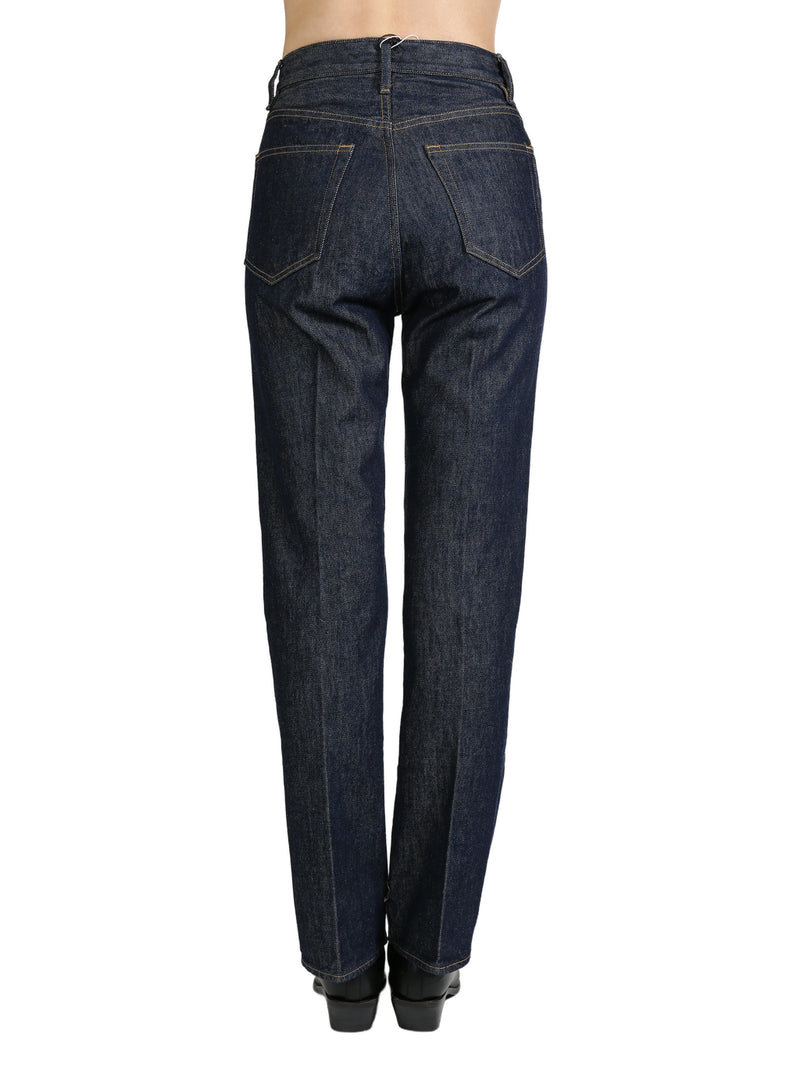 AURALEE - Women Middle Crease Denim Pants