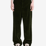 Green pants, front view
