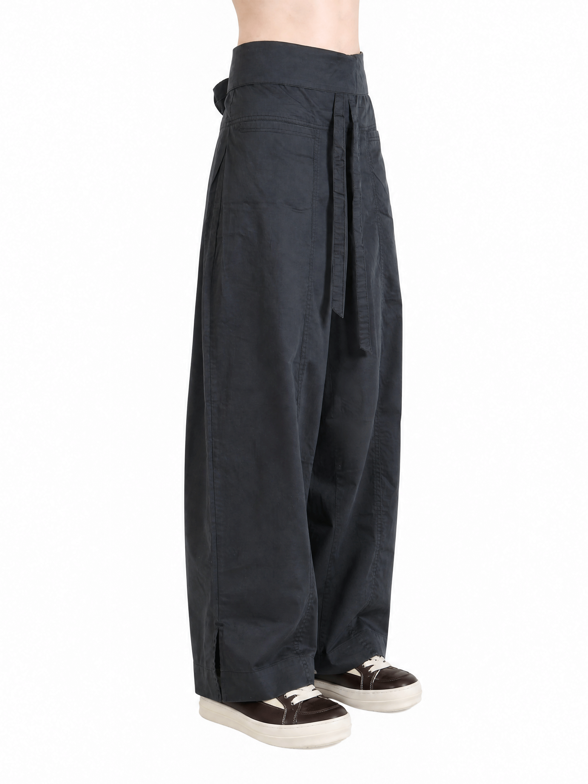 Black pants, full body view