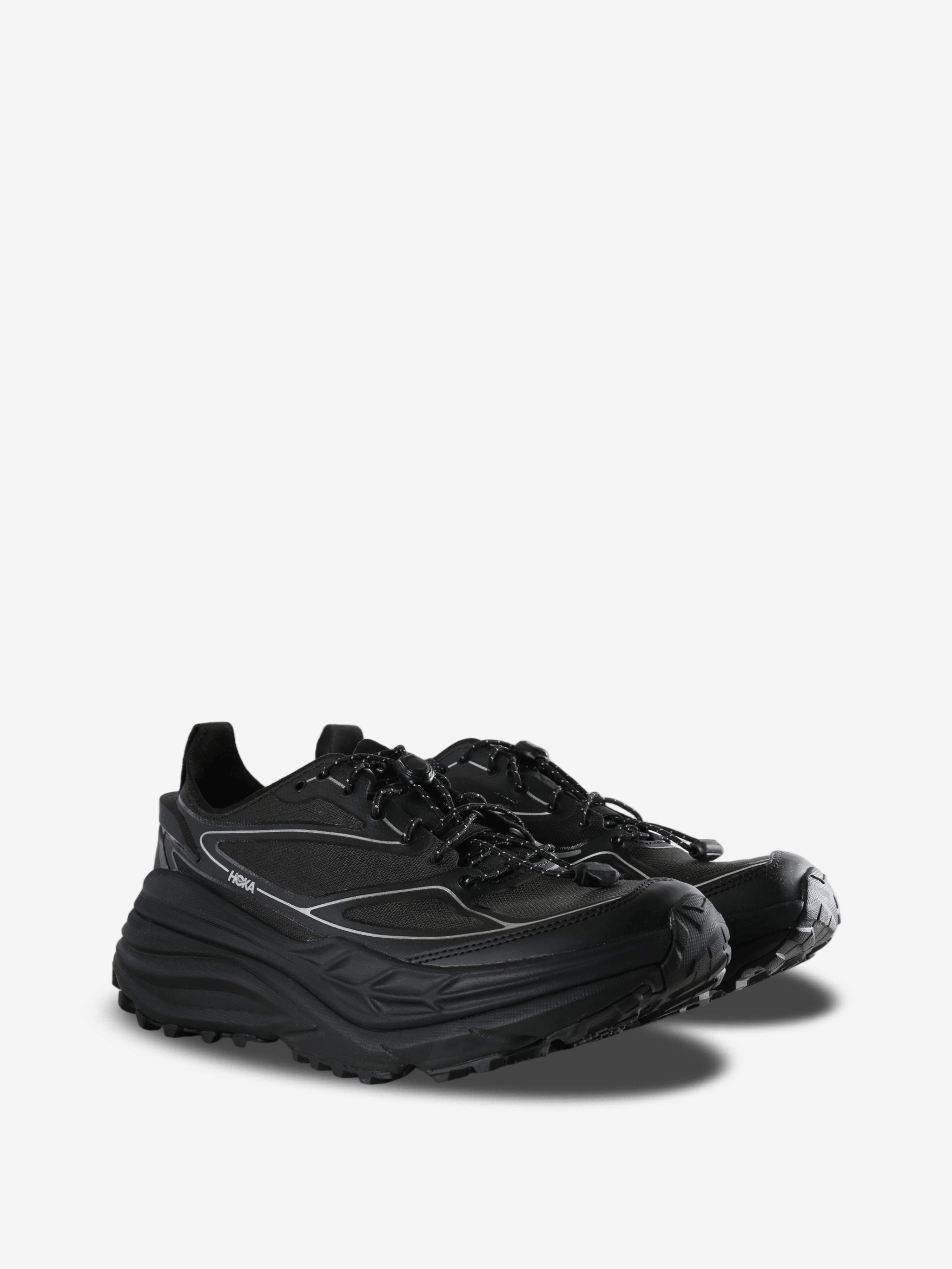 Black shoes, front view