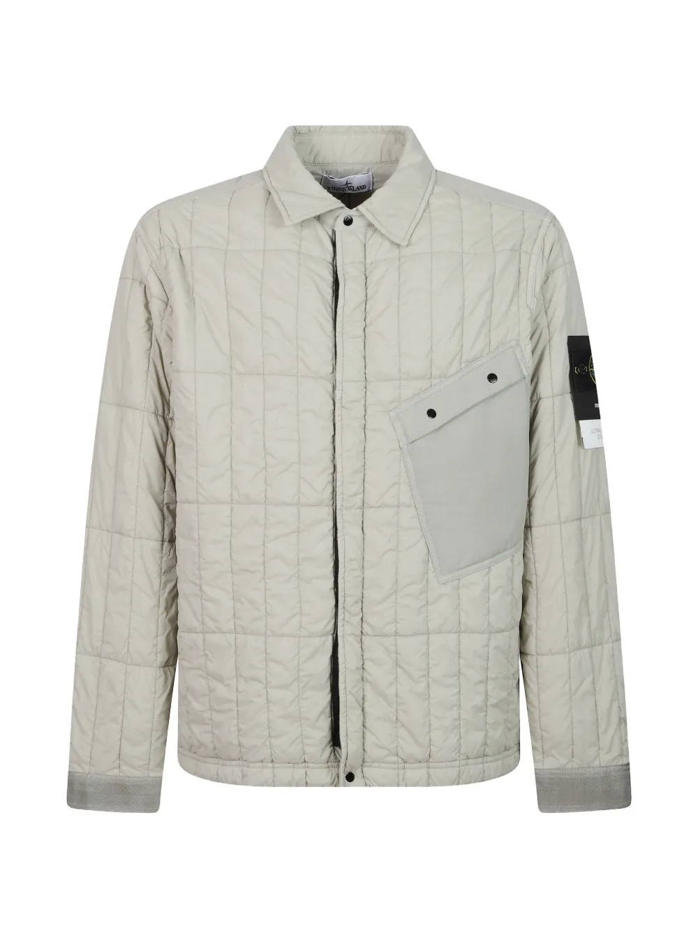 Tan jacket, front view