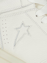 RICK OWENS DRKSHDW X CONVERSE - Leather Mid Turbowpn Sneaker