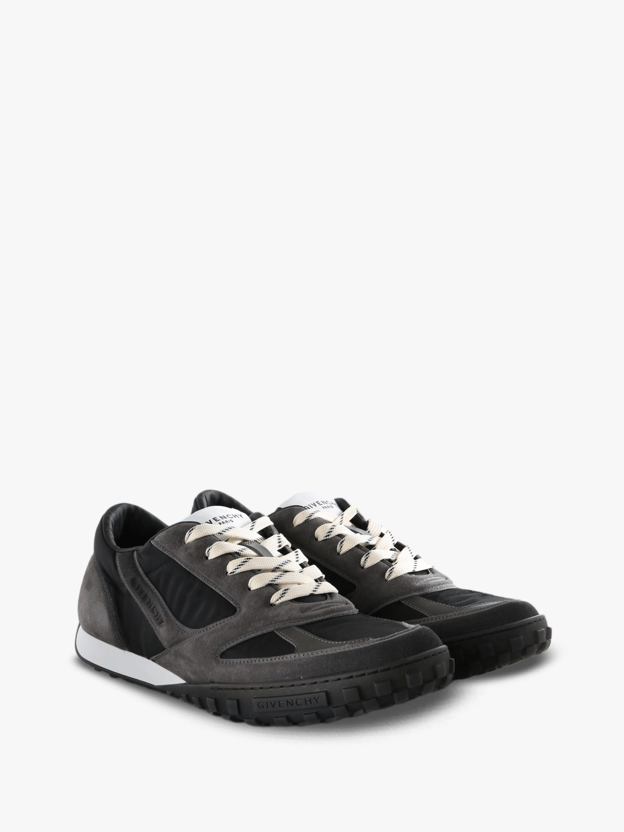 Grey shoes, front view