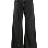 black pants, front view