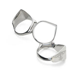 Grey jewelry, front view