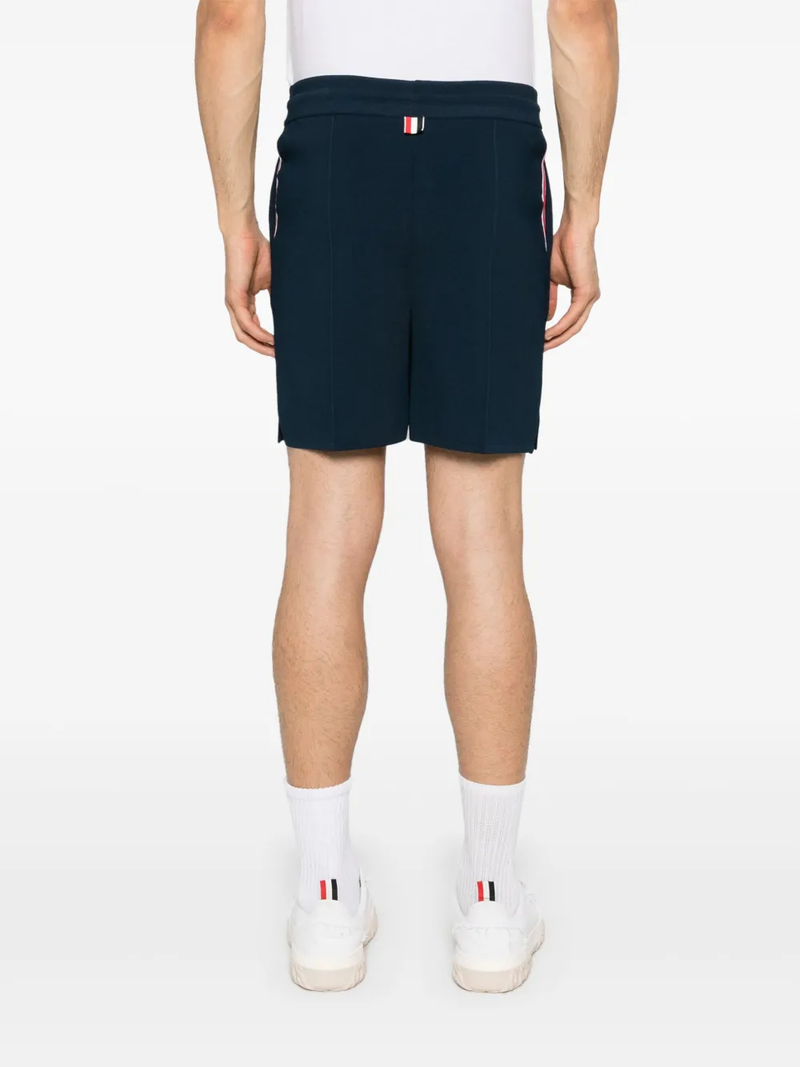 THOM BROWNE - Men Full Needle Stitch Tennis  W/ RWB Stripe Shorts