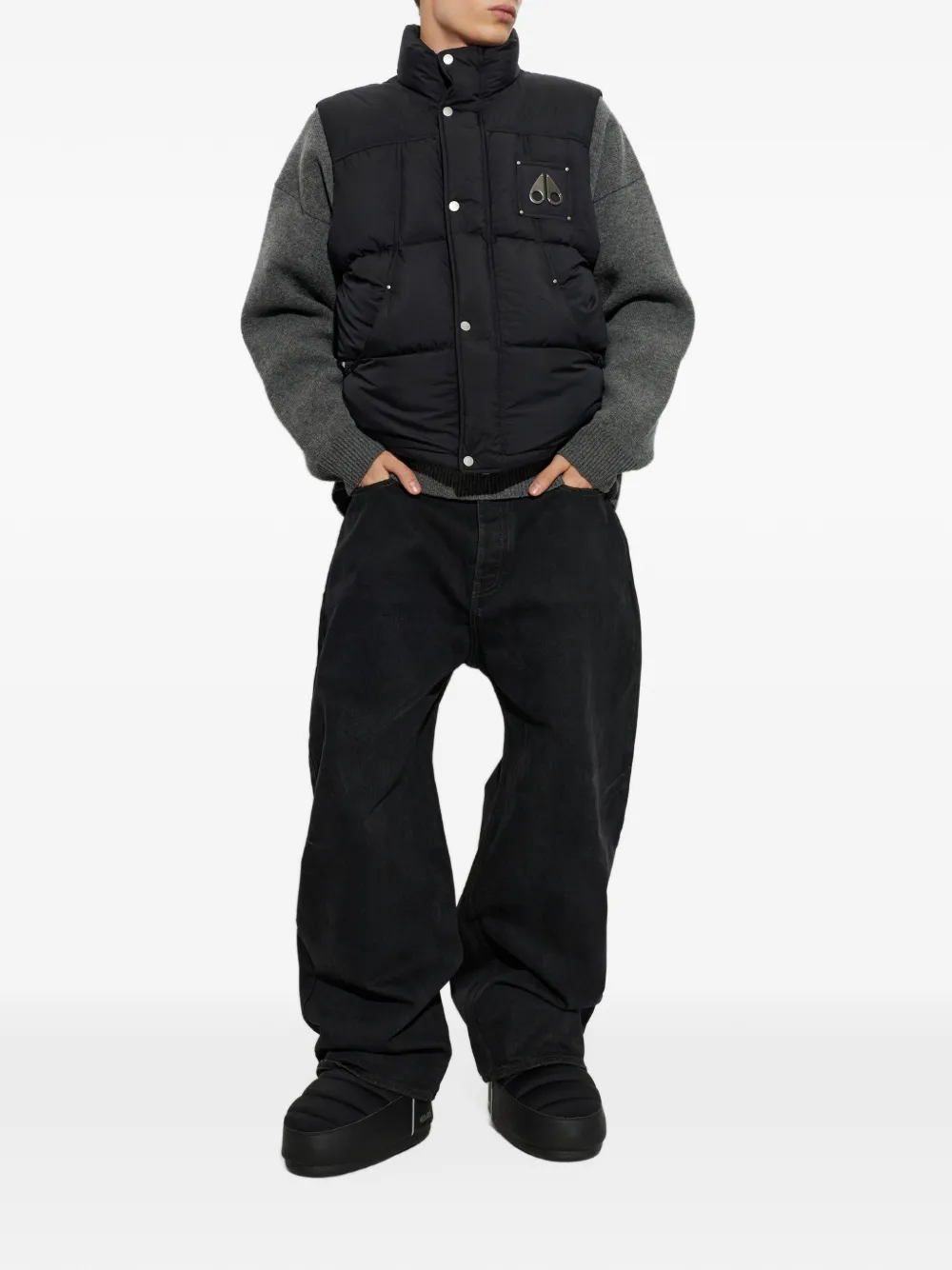Black jacket, front view