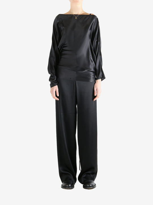 Black top, full body view