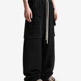 Black pants, full body view