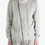 Grey t-shirts worn by a person, showing the t-shirts fit