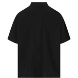 Black t-shirt, back view
