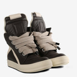 Black sneakers, front view