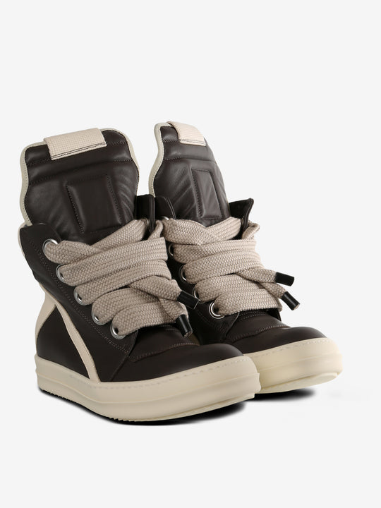 Black sneakers, front view