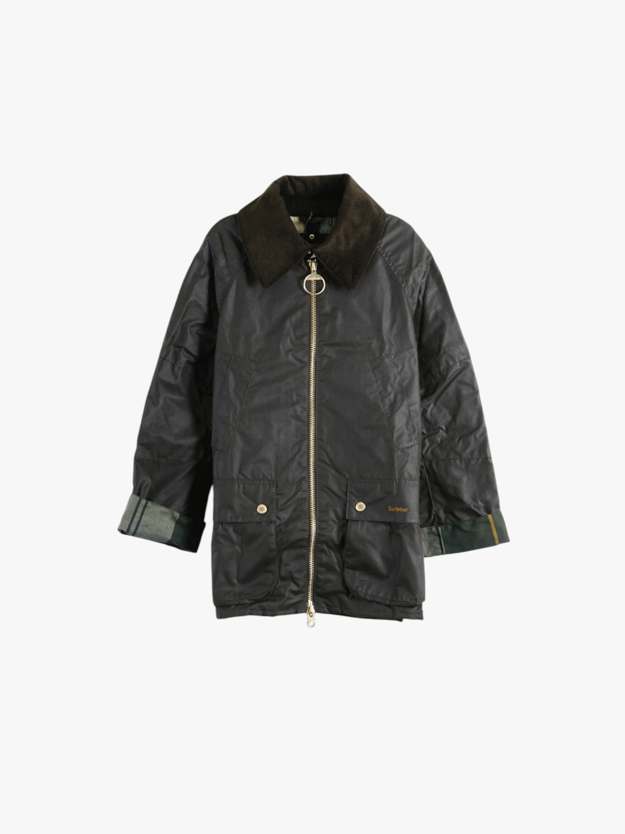 Green jacket, front view