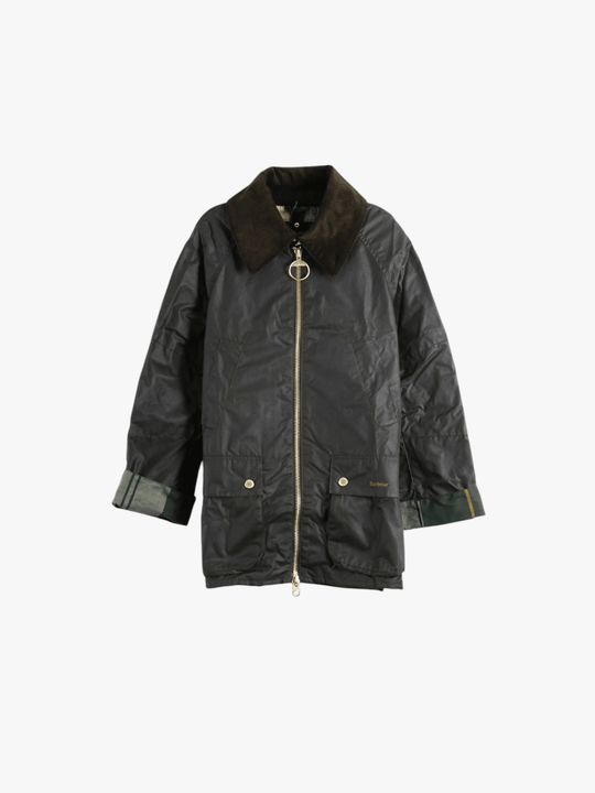 Green jacket, front view