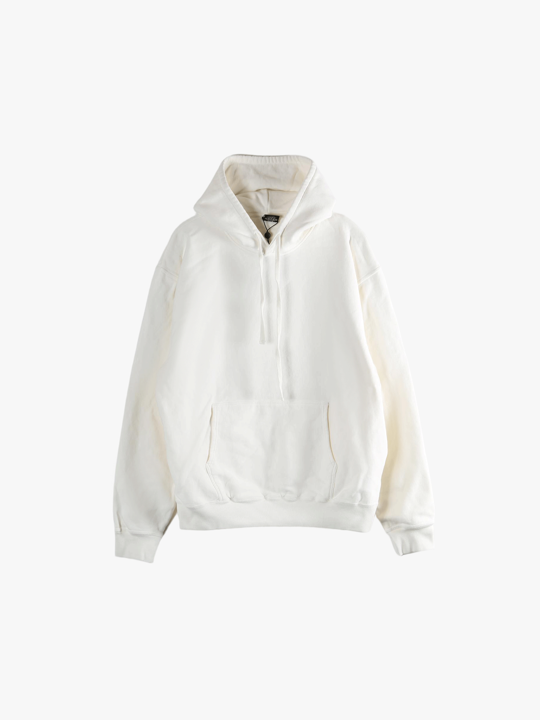 White hoodie, front view