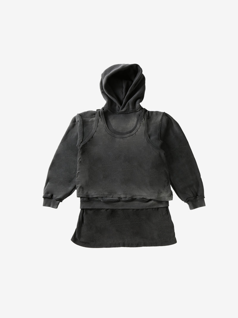 ALEXANDER WANG - Unisex Oversized Triple Layer Hoodie