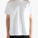 White t-shirts worn by a person, showing the t-shirts fit