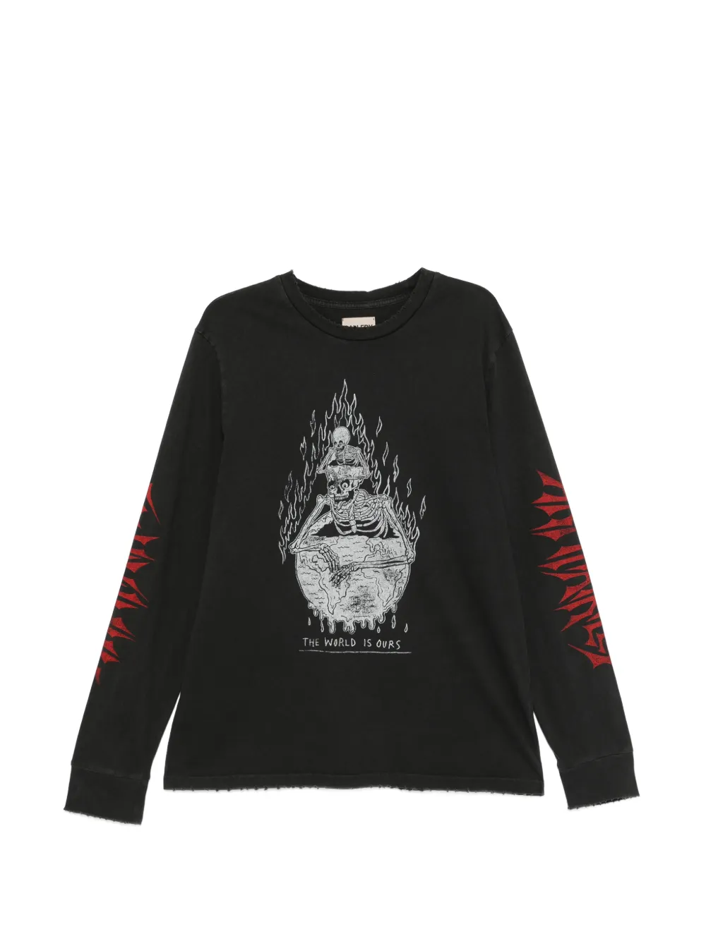 Black shirts , front view