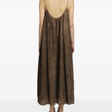 Brown dresses, full body view