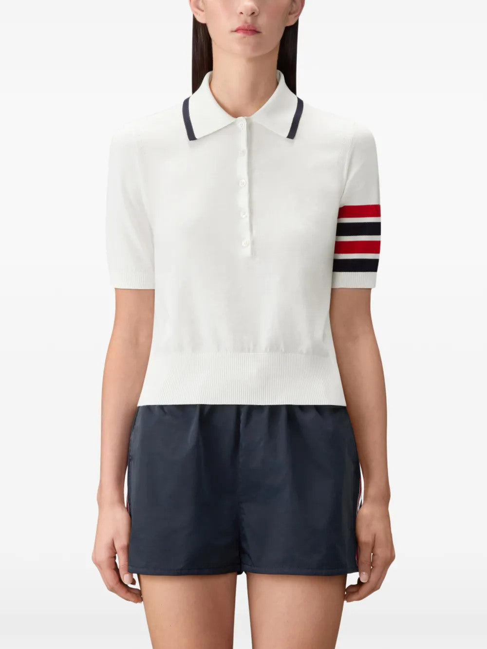 White shirt, full body view