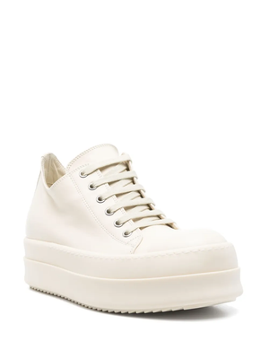 RICK OWENS - Women Leather Mega Bumper Low Sneakers