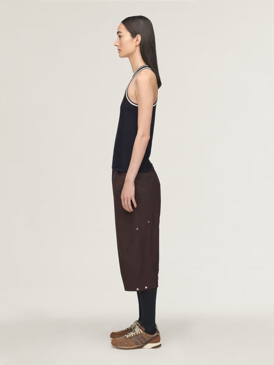 Black top, full body view