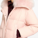 YVES SALOMON - Women Fur Collar Down Puffer Jacket