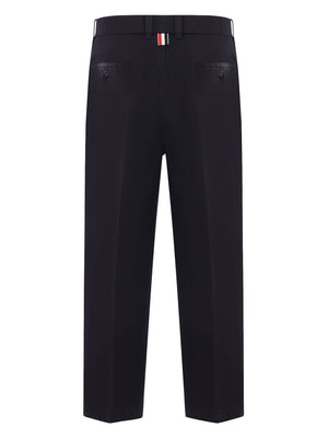 THOM BROWNE - Men Cotton Twill Utility Chino Trouser