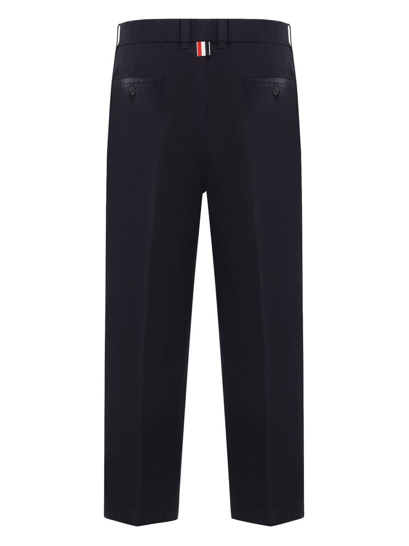 THOM BROWNE - Men Cotton Twill Utility Chino Trouser