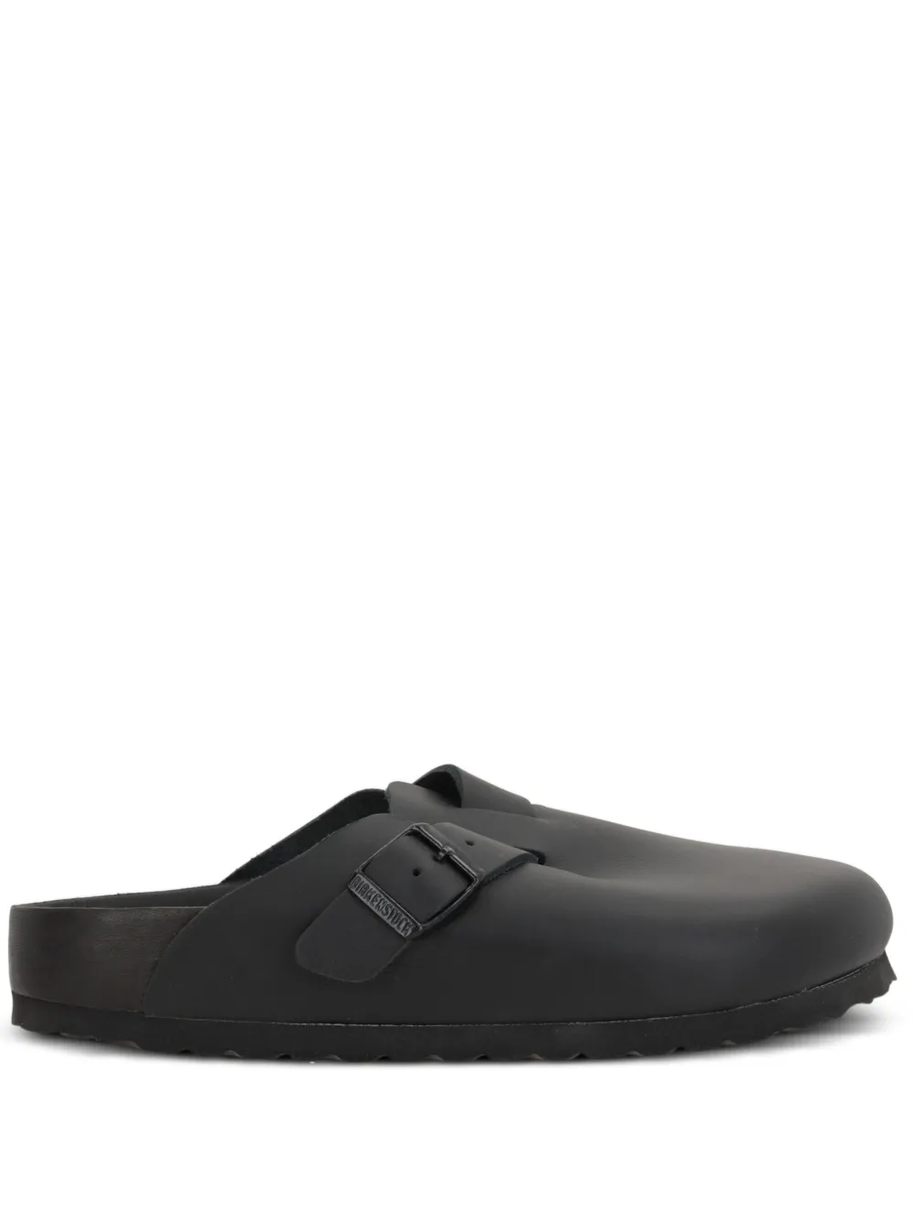 Black sandals,side view