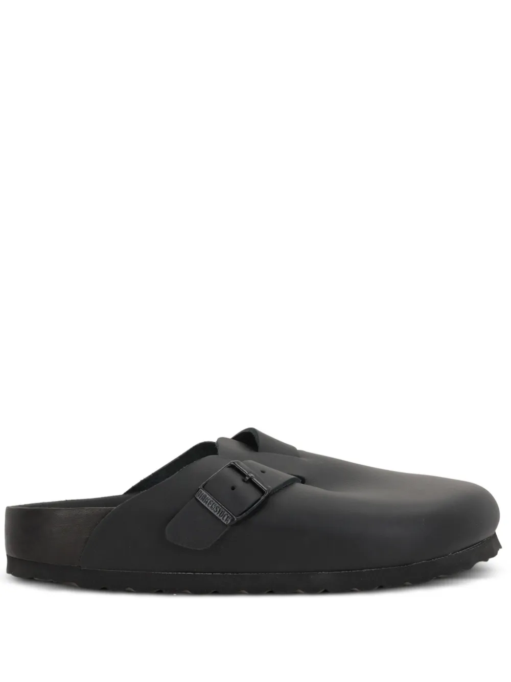 Black sandals,side view