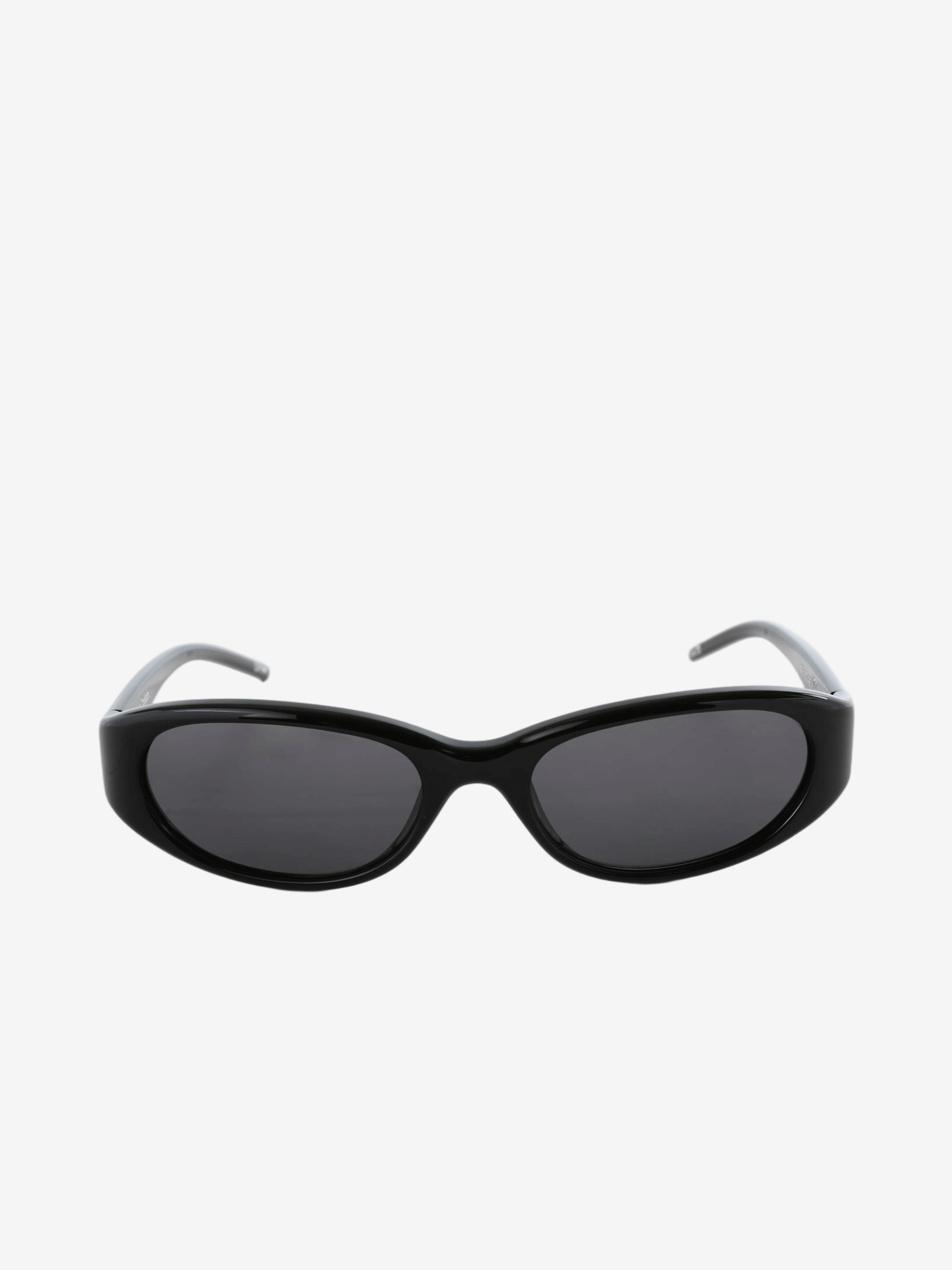 Burgundy eyewear, front view