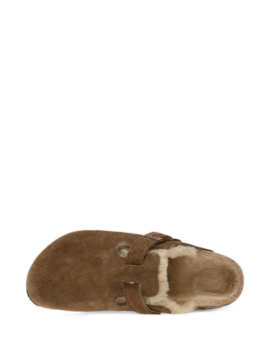 Brown sandals, front view