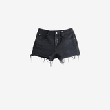 Black shorts, front view