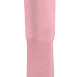 Close up of Pink knitwear, showing texture of the 100% wool fabric