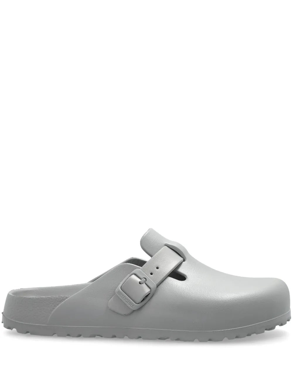 Grey sandal, side view
