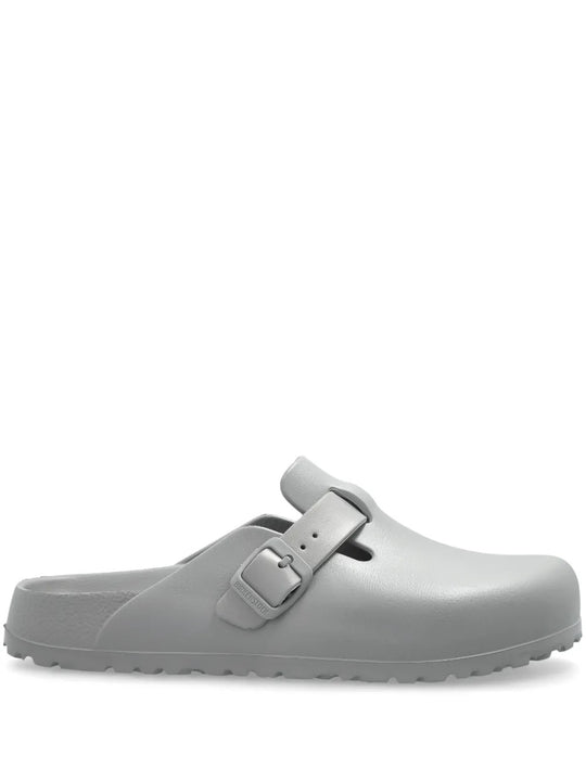 Grey sandal, side view