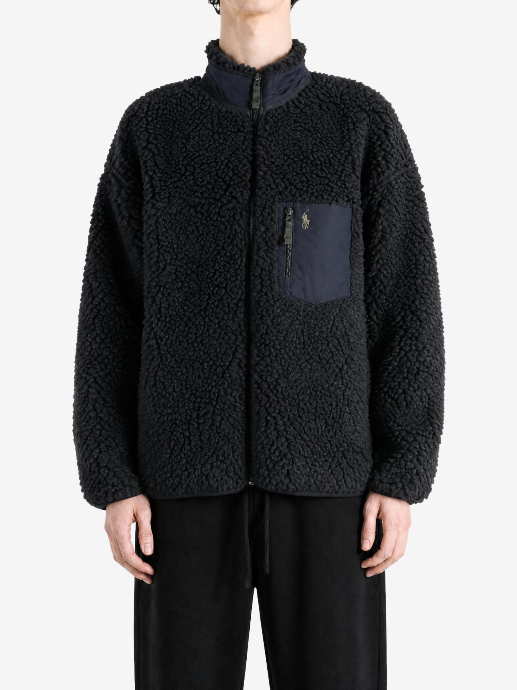 Black jacket, full body view