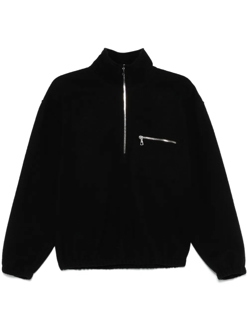 Black knitwear, front view
