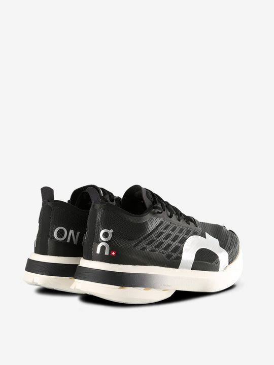 Black shoes, back view