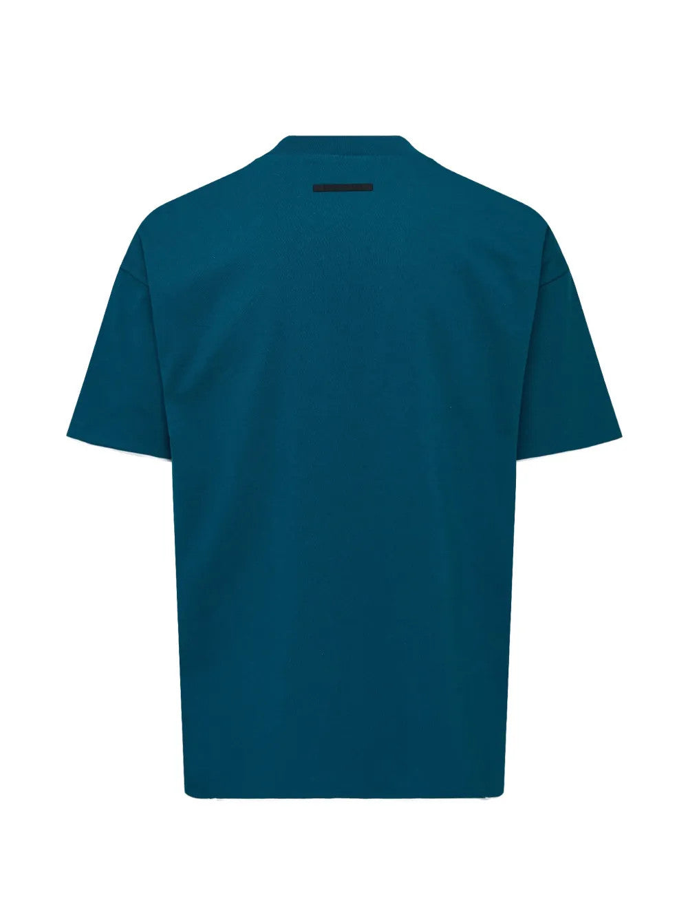 Green t-shirt, back view